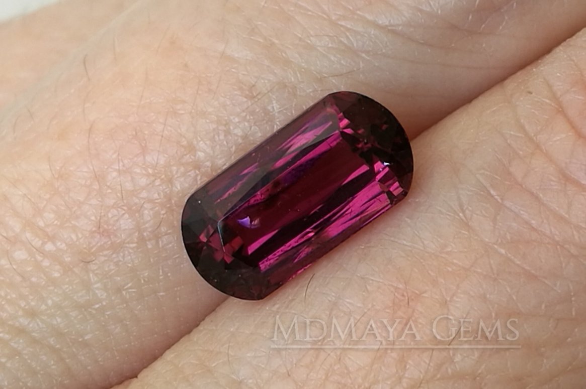 Purplish Red Rubellite Tourmaline Fancy Cut. 4.15 ct