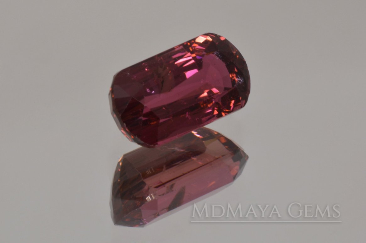 Purplish Red Rubellite Tourmaline Fancy Cut. 4.15 ct