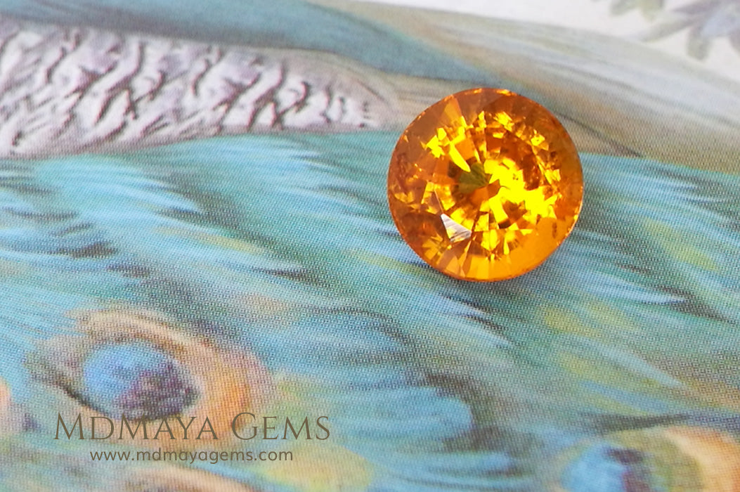 Rare Gemstone Clinohumite Round Cut 1.83 ct