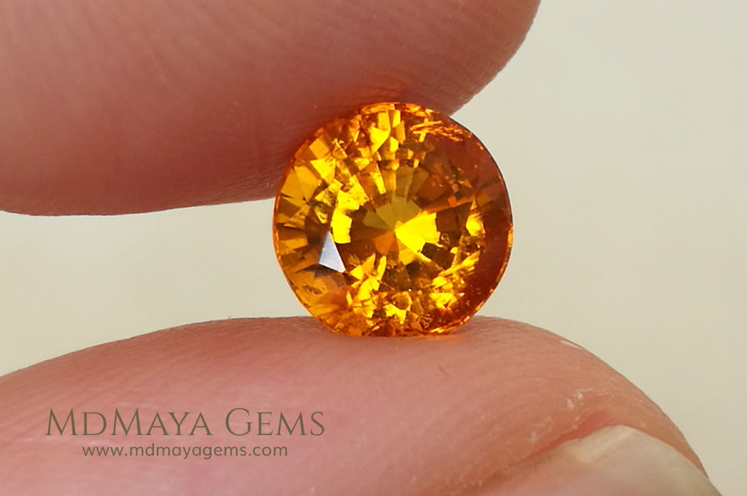 Rare Gemstone Clinohumite Round Cut 1.83 ct 