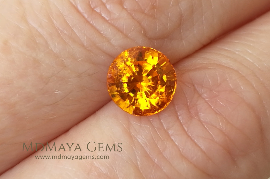 Rare Gemstone Clinohumite Round Cut 1.83 ct
