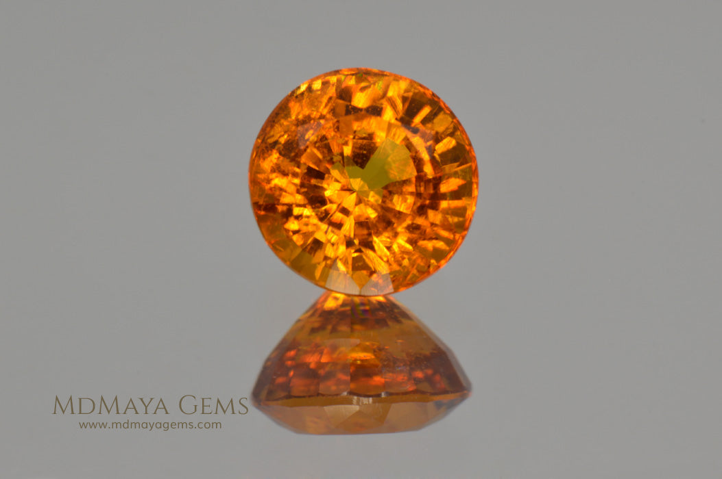 Rare Gemstone Clinohumite Round Cut 1.83 ct