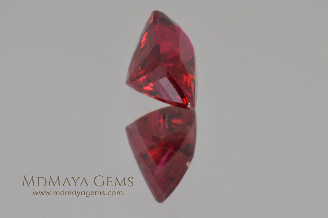 Hot Red Burmese Spinel Cushion Cut 0.92 ct