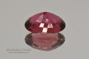 Untreated Rubellite. Oval Cut. 4.04 ct