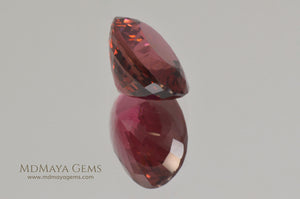 Untreated Rubellite. Oval Cut. 4.04 ct