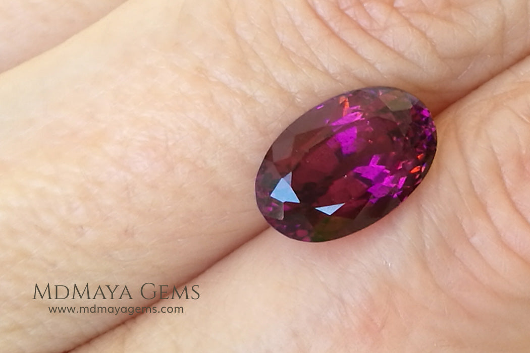 Natural Rubellite Tourmaline Oval Cut 5.15 ct