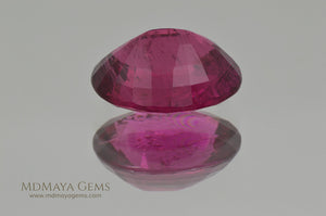Untreated Rubellite African Tourmaline Oval Cut 5.96 ct