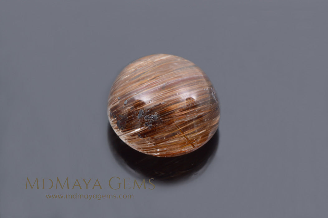 Golden Rutilated Quartz Cabochon Cut 2.16 ct