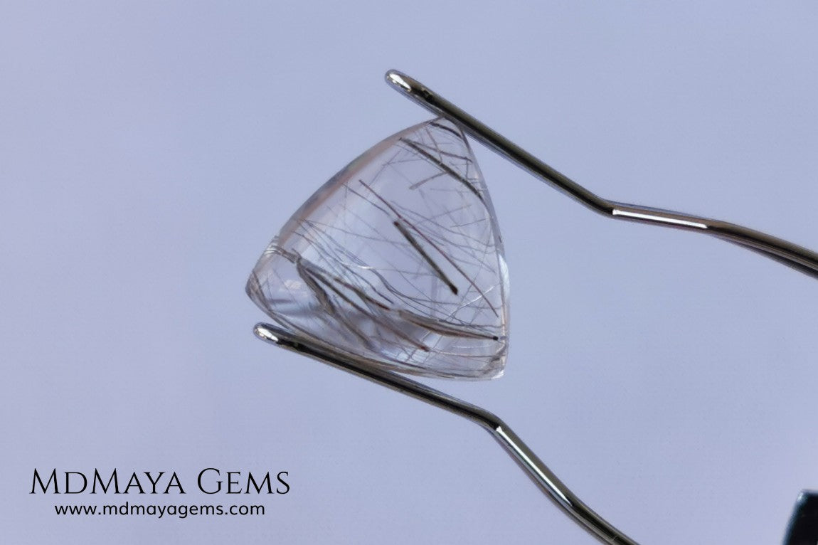 Metallic Rutilated Quartz 9.82 ct set. Outstanding set of rutilated quartz with beautiful inclusions. Perfect for your custom jewelry.  2.73 ct .. 9.93 * 9.83 * 4.73 mm 3.94 ct .. 10.23 * 10.35 * 5.80 mm 3.15 ct .. 9.93 * 9.72 * 5.39 mm