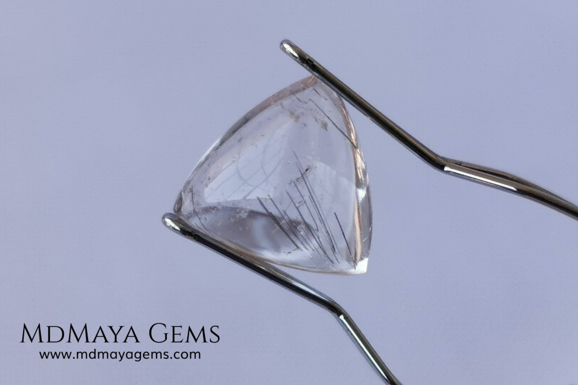 Metallic Rutilated Quartz 9.82 ct set. Outstanding set of rutilated quartz with beautiful inclusions. Perfect for your custom jewelry.  2.73 ct .. 9.93 * 9.83 * 4.73 mm 3.94 ct .. 10.23 * 10.35 * 5.80 mm 3.15 ct .. 9.93 * 9.72 * 5.39 mm