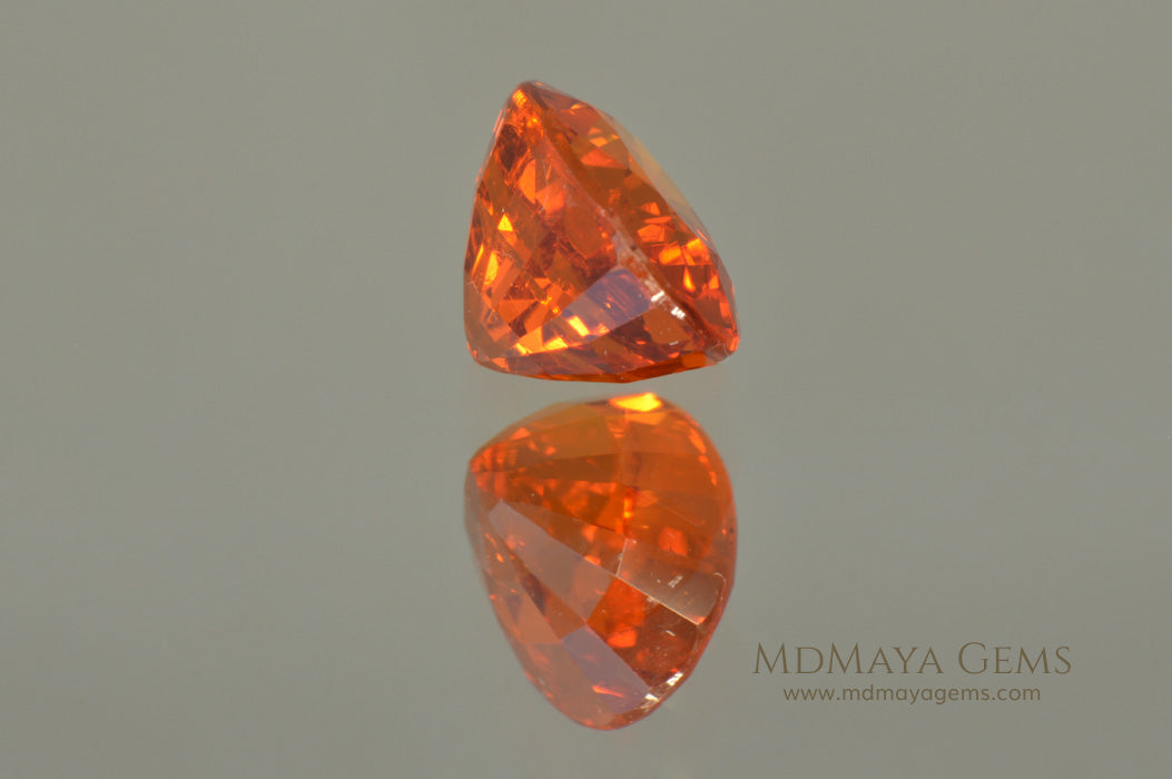 Rich Orange Spessartite Garnet Oval Cut. 2.74 ct