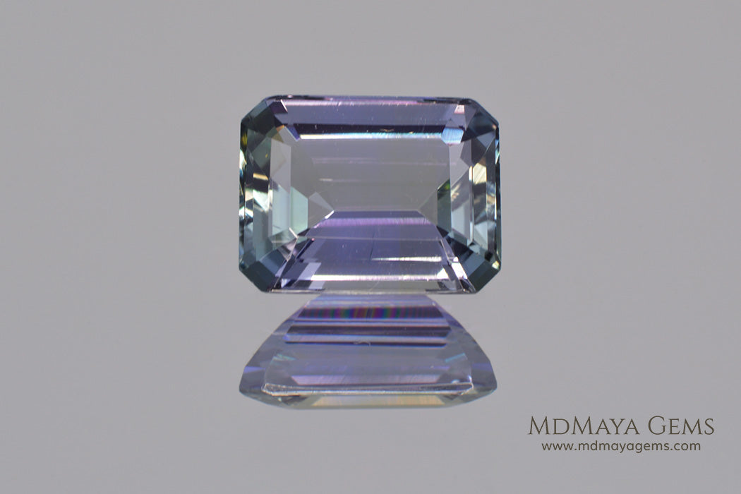 Beautiful Purple Tanzanite Emerald Cut 2.50 ct