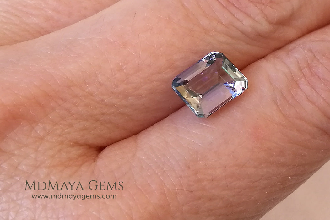 Beautiful Purple Tanzanite Emerald Cut 2.50 ct