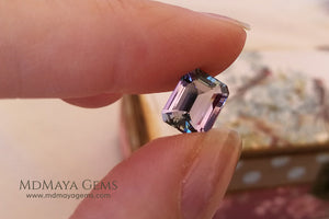 Beautiful Purple Tanzanite Emerald Cut 2.50 ct
