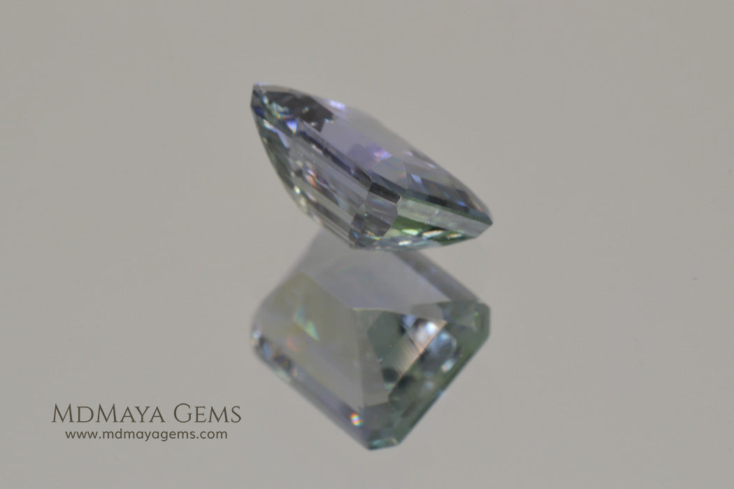 Beautiful Purple Tanzanite Emerald Cut 2.50 ct