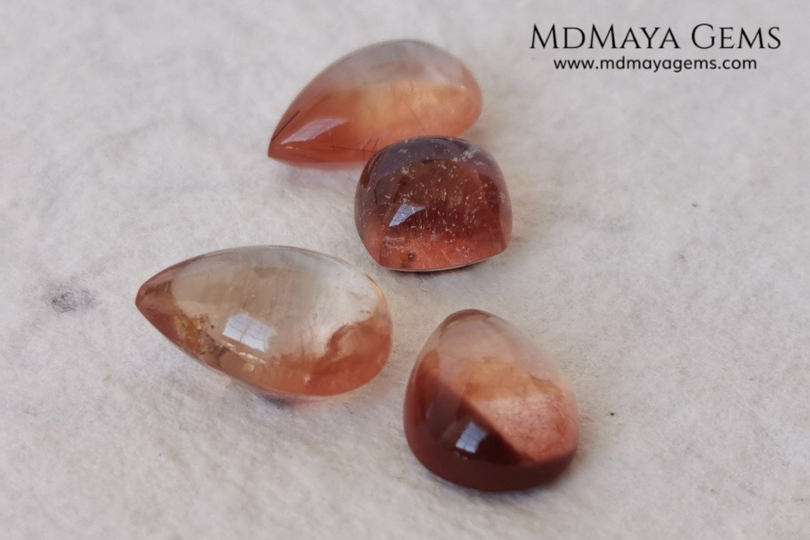 Set Topazes from Utah. 27.46 ct total