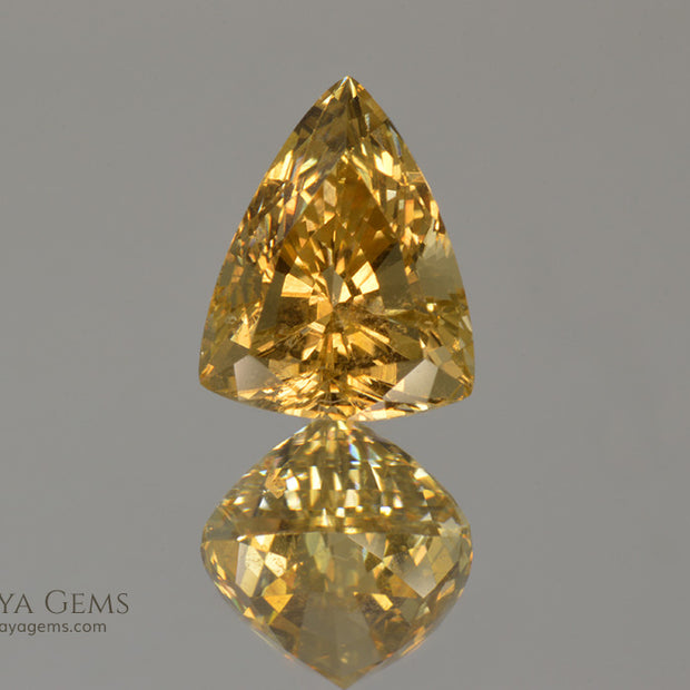 Genuine Yellow Tourmaline Trillion Cut 2.03 ct