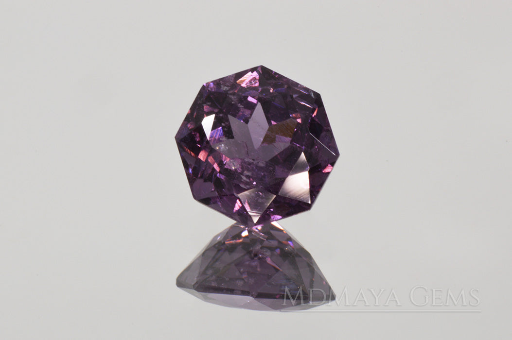 Awesome Natural Violetish Purple Spinel Gemstone. 2.31 ct