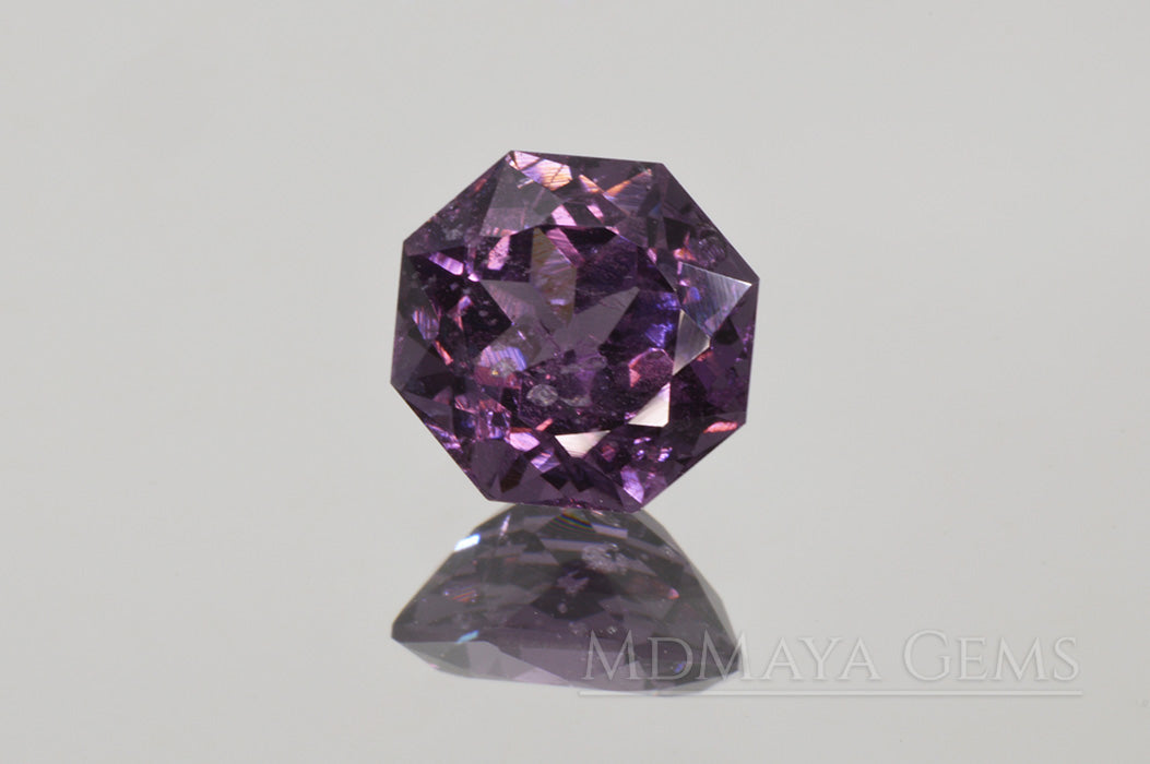 Awesome Natural Violetish Purple Spinel Gemstone. 2.31 ct