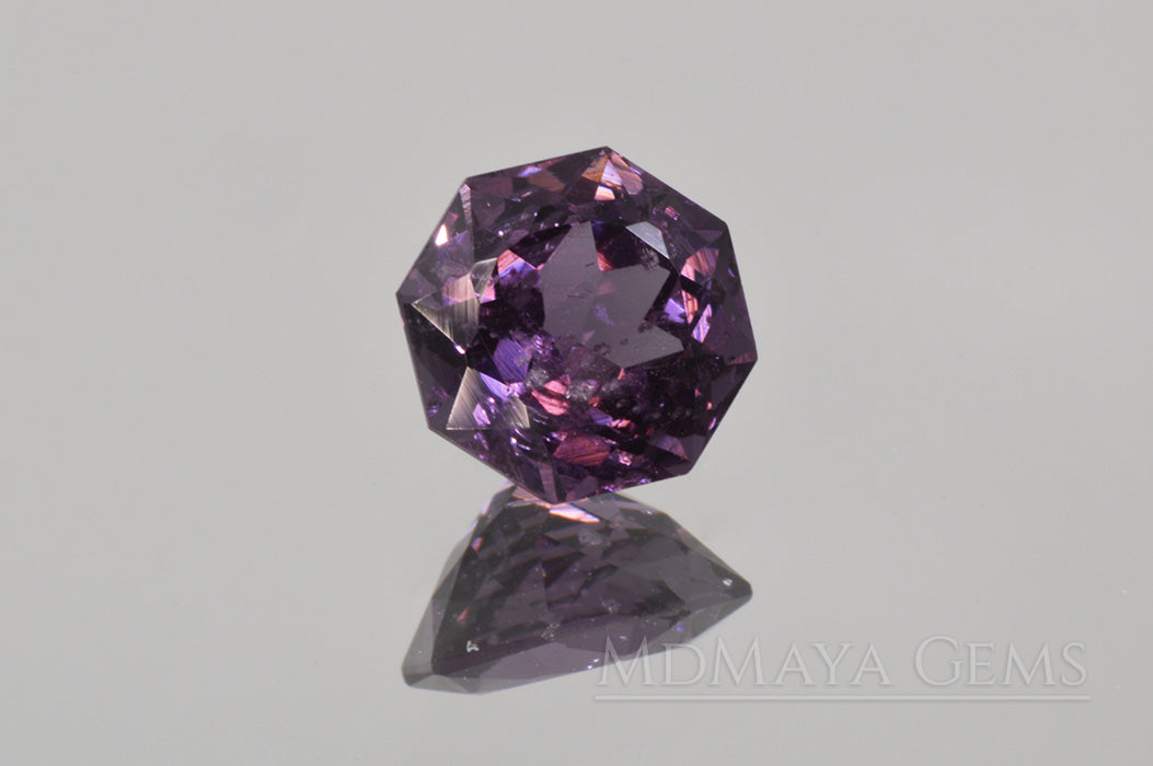 Awesome Natural Violetish Purple Spinel Gemstone. 2.31 ct