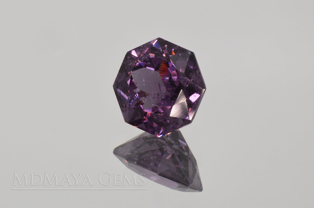 Awesome Natural Violetish Purple Spinel Gemstone. 2.31 ct