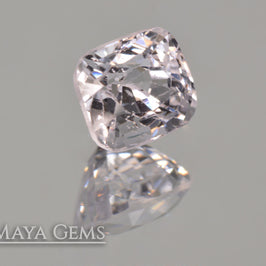 White Spinel Gemstone 1.03 ct Cushion Cut