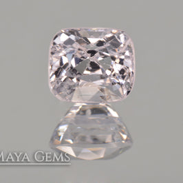 White Spinel Gemstone 1.03 ct Cushion Cut