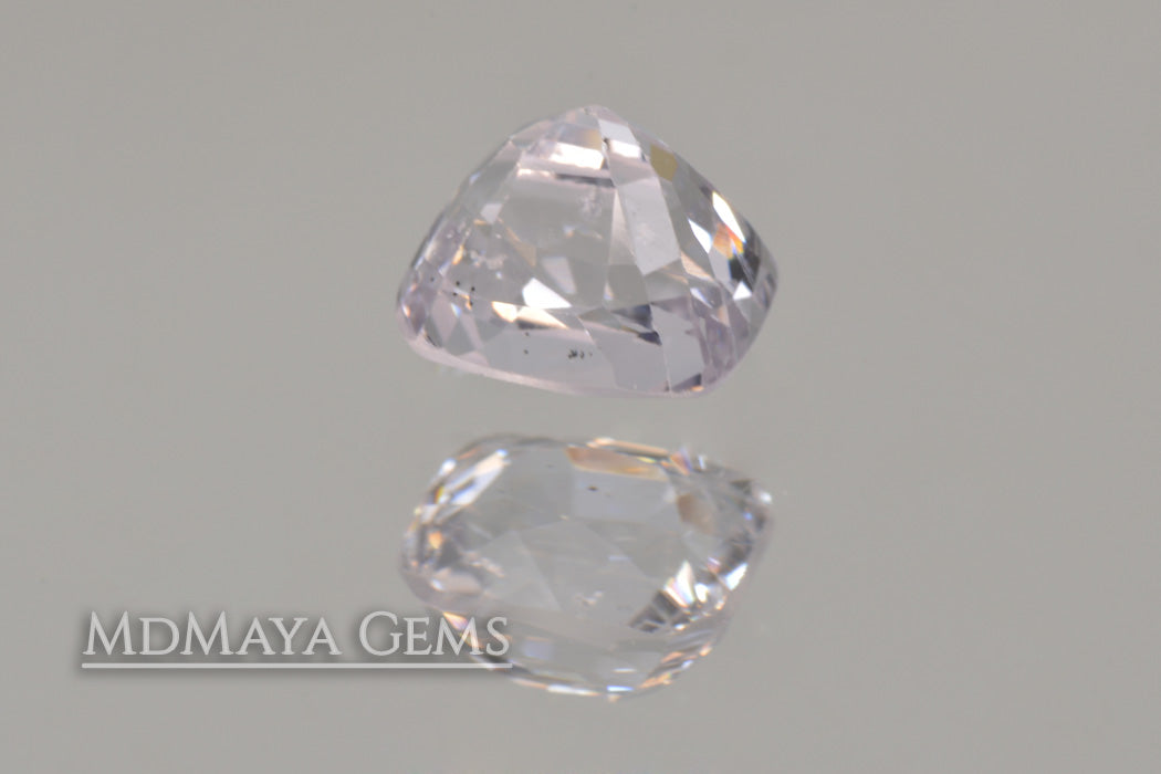 White Spinel Gemstone 1.03 ct Cushion Cut