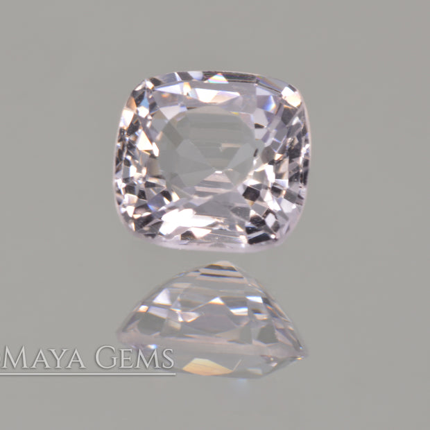 Shimmering White Spinel 0.92 ct Cushion Cut